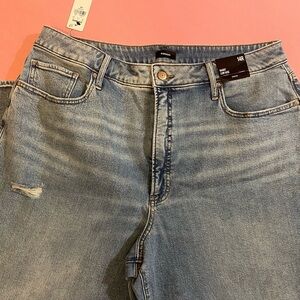 Express Women's Light Blue Flare Jeans